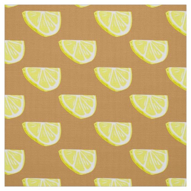 Tecido de Padrão de Fruta de Limão Amarelo Clássic (Modelo)