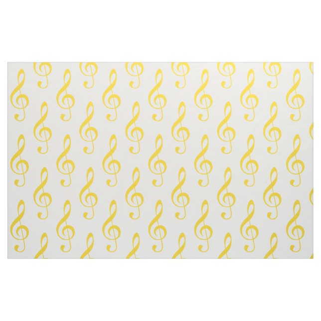 Tecido de Padrão de Limpeza de Árvore Amarelo (Fat Quarter)