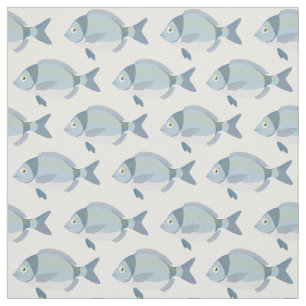 Tecido de padrão de peixe