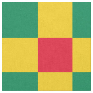 Tecido de padrão de tabuleiro vermelho, verde e am