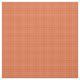 Tecido de Padrão de Tartan Laranja de queda bonito