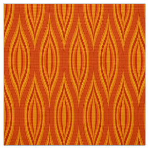 Tecido de padrão do estilo retro 60s 70s