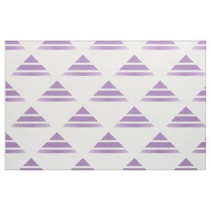 Tecido de Padrão do Triângulo Geográfico Branco Ro