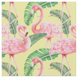 Tecido de padrão Flamingo