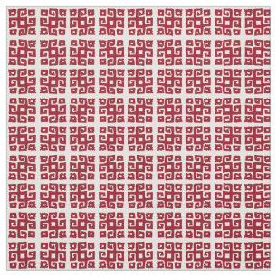 tecido de padrão quadrado vermelho, geométrico, 