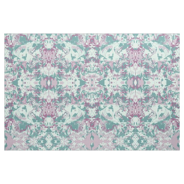 Tecido de padrão verde tropical exclusivo (Jarda)