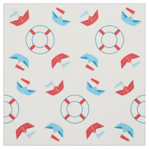 Tecido de papel dos barcos  