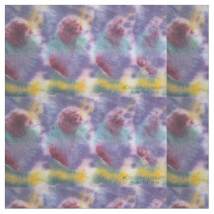 Tecido De Pássaros Bebês Tie-Dye