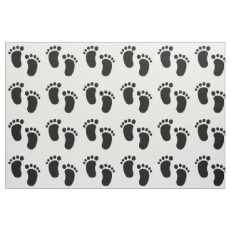 Tecido De Pegada De Bebê