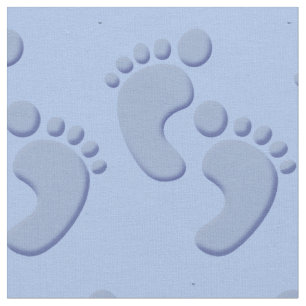 Tecido De Pegada De Pés De Bebê