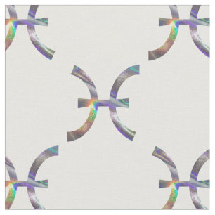 tecido de peixes hologramas