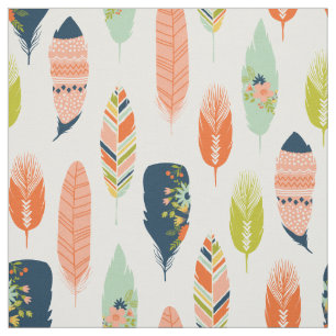 Tecido de penas tribal Boho
