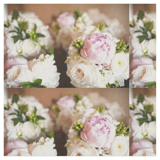 Tecido de Peões Rosa e Creme (Detalhe)