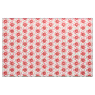 Tecido de Plate de Medalhão Floral Rosa-Rosa