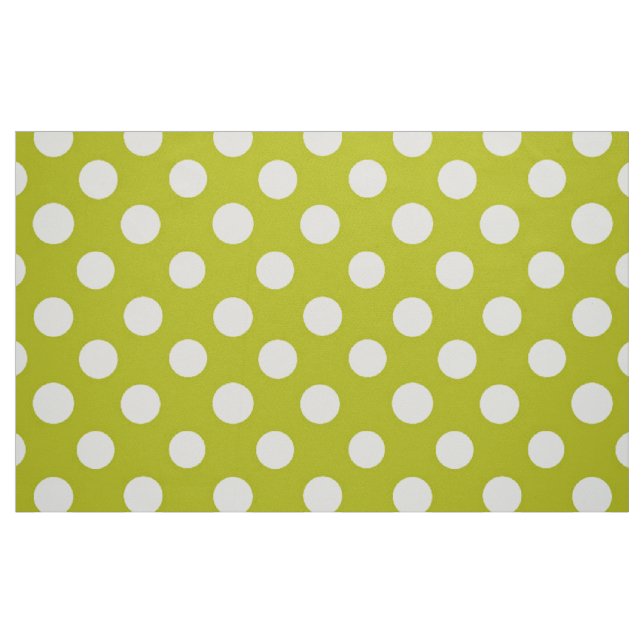 Tecido de Polka dotado/Oliva (Fat Quarter)