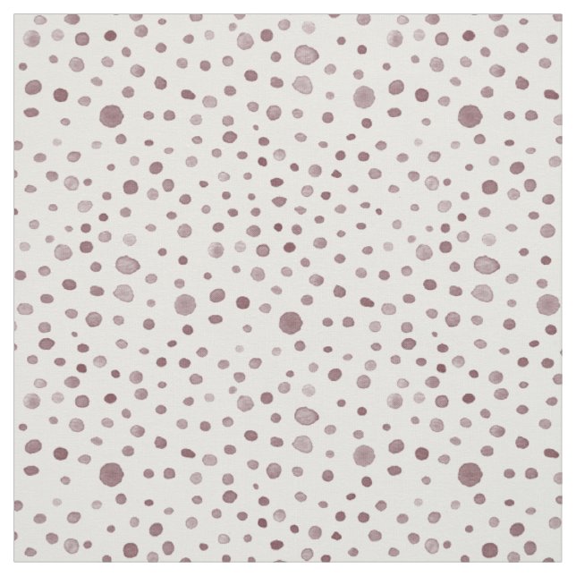 Tecido de Pontos de Aquarela de Confetti de Vinho (Modelo)
