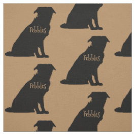 Tecido de Raça de Cachorro de Borda Personalizada