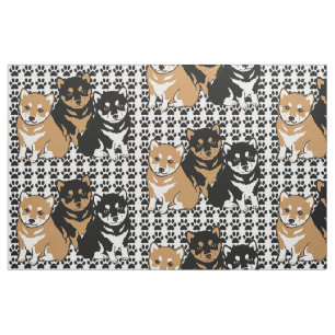 Tecido de Raça de Cães Shiba Inu