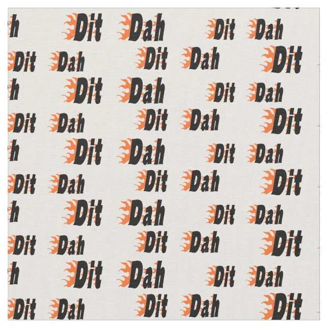 Tecido de rádio Dahs Ham e Dits de Envio Rápido (Detalhe)