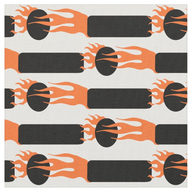 Tecido de rádio Dit Flaming e Dah Ham (Detalhe)