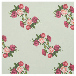Tecido de Rosas Rosa