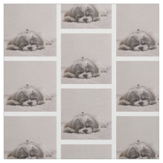 Tecido de Shih Tzu para amantes do cão