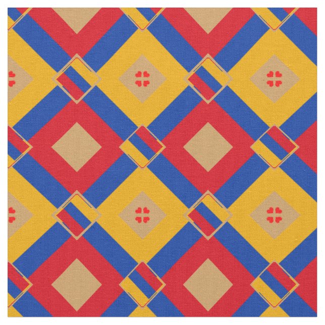 Tecido de tendências armênio Flag e Armênia (Detalhe)