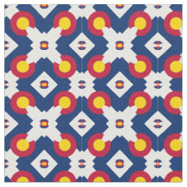 Tecido de tendências do Colorado Flag & Colorado/f