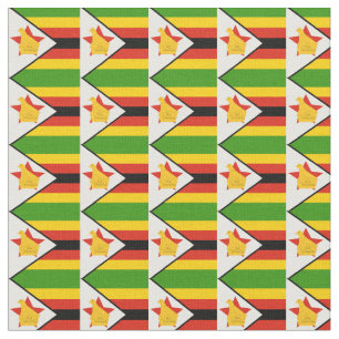 Tecido de tendências do Zimbábue Flag & Zimbábu