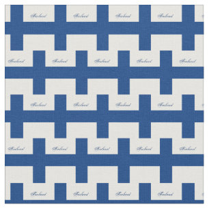 Tecido de tendências finlandês Flag e finlandês