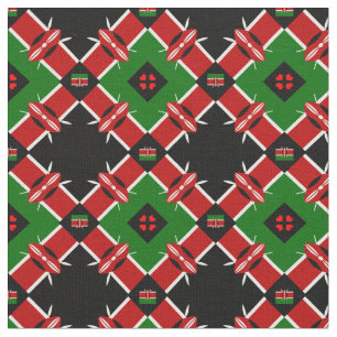 Tecido de tendências Kenya Flag & Kenya /fashion