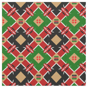 Tecido de tendências Kenya Flag & Kenya /fashion