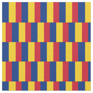 Tecido de tendências romeno Flag & Romênia /fash