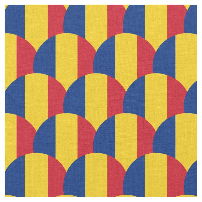 Tecido de tendências romeno Flag & Romênia /fashio (Detalhe)