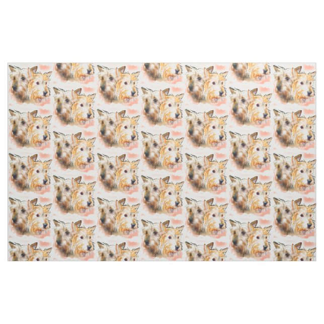 tecido de Terrier australiano (Fat Quarter)