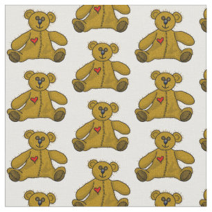 Tecido de Urso Feliz
