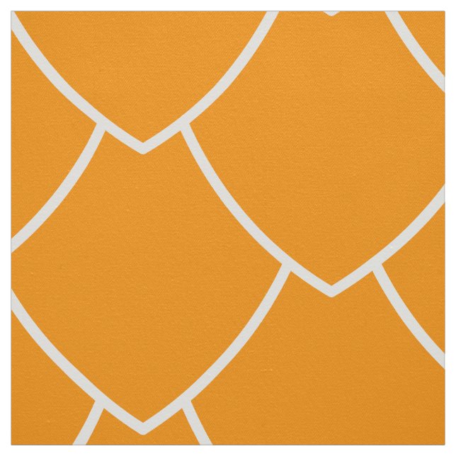 🧡 Tecido de vieira laranja impresso (Modelo)