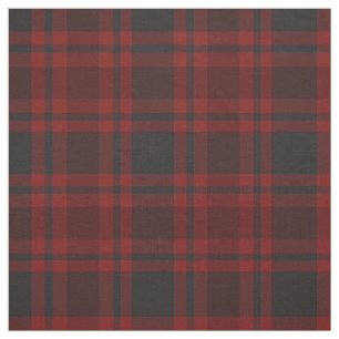 Tecido de Xadrez de Tartan vermelho e Cinza 