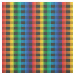 Tecido de Xadrez do arco-íris