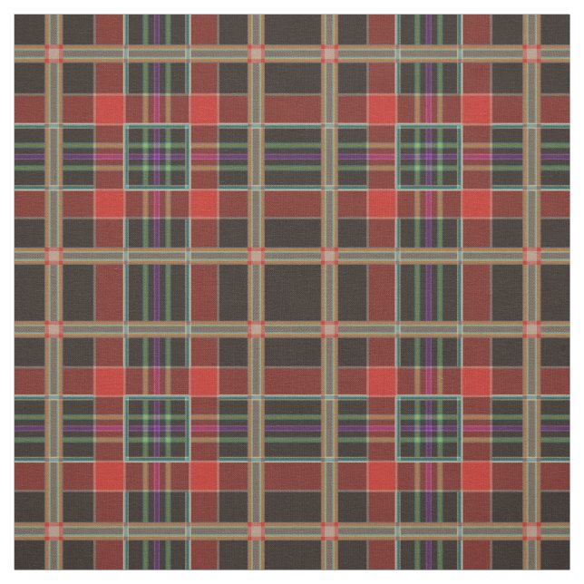 Tecido de Xadrez Multicolorida (Tartan) (Modelo)