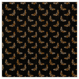 Tecido Death's Head Moth Pattern