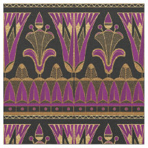 Deco de Arte Roxo Dourada e Negra