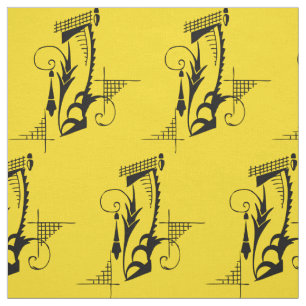 Tecido Deco-Nouveau Motif Estrutural-Natural de Couve