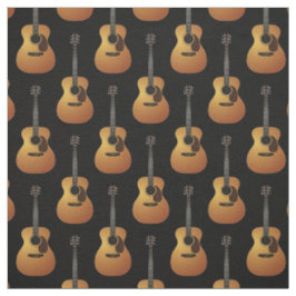 Tecido Decor de Sala de Músicos de Guitarra Acústica