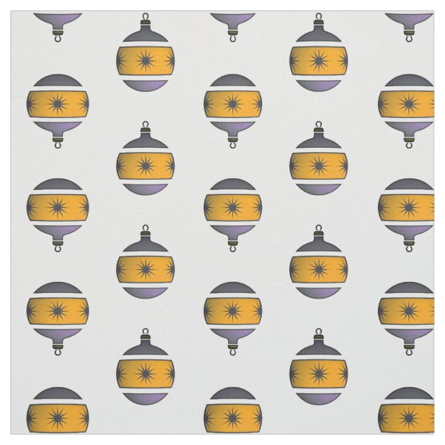 Tecido Decoração de Natal dos Globos de Árvore Sazonal (Modelo)