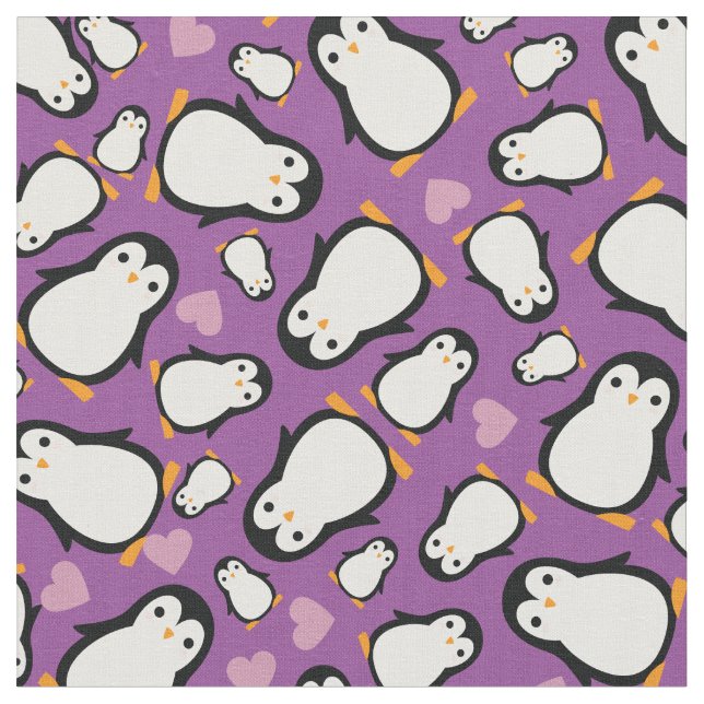 Tecido Decoração de quarto de berçário de pinguim fofo (Detalhe)