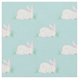 Tecido Decoração do Bunny Rabbit Watercolor Baby Room