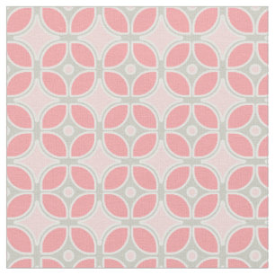 Tecido Decoração quadrada retro moderna do teste padrã