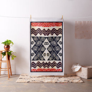 Tecido Decorador Tribal Folk Personalizado