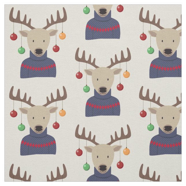 Tecido Deer Christmas (Modelo)